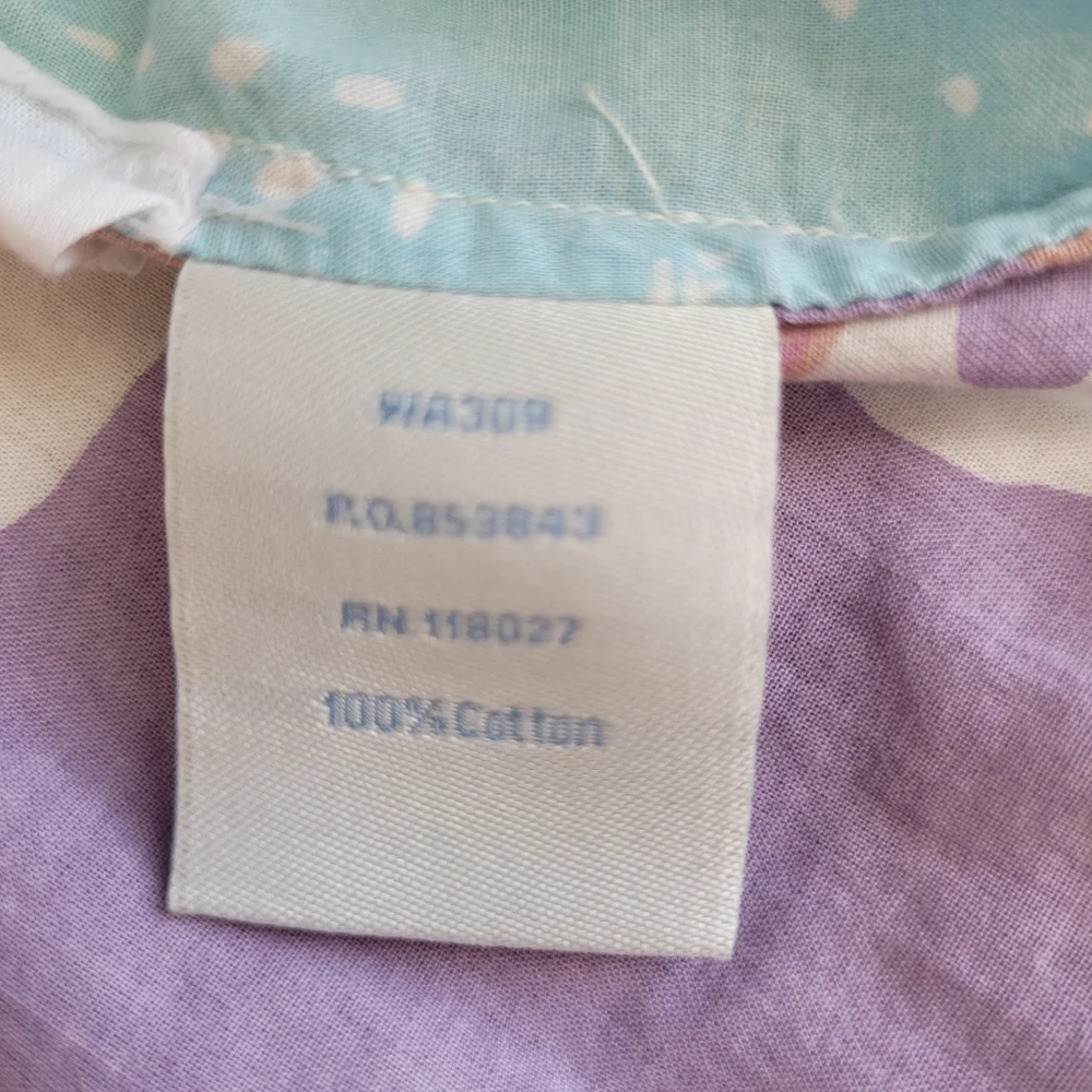 Boden Floral Vibrant Colors 100% Cotton Tunic Dress Embellished Women's US 10 - Picture 13 of 13